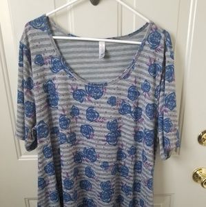 Lularoe Perfect T - 3X Roses